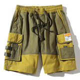Men's Summer Short plus Size Beach Pants Retro Sports Men's Casual Loose Cropped Pants Men's Summer Trousers