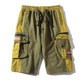 Men's New Clothes plus Size Beach Pants Retro Sports Shorts Men's Casual Loose Cropped Pants Men's Summer Trousers
