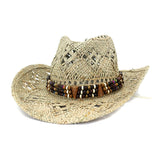 Wester Hats Western Cowboy Hat Hand-Woven Straw Hat Sun Protection Sun Hat