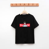 Anime Tshirts Aesthetic Men's Shirt Wholesale Short Sleeve T-shirt Women's Summer Top Loose Half Sleeve Bottoming Shirt