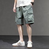 Men's Summer plus Size Retro Sports Beach Pants Shorts Men's Casual Loose Fifth Pants Men's Summer Trousers