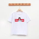 Anime Tshirts Aesthetic Men's Shirt Wholesale Short Sleeve T-shirt Women's Summer Top Loose Half Sleeve Bottoming Shirt