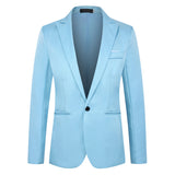 Men's Clothing Small Tailored Suit Top Fashion Slim Fit Leisure Suit Men's One Button Small Suit plus Size Business Formal Wear Coat Men's Suits Jacket Men Blzer