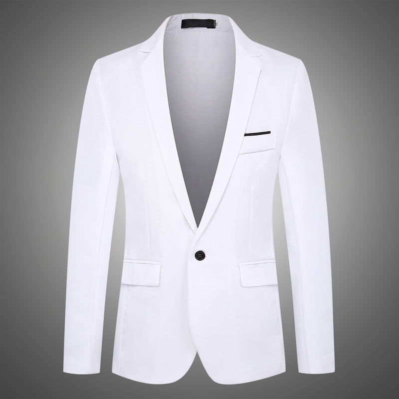 Men's Clothing Small Tailored Suit Top Fashion Slim Fit Suit Men's Casual Suit plus Size Coat Men's Suits Jacket Men Blzer