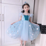 Elsa Dress Tulle Tutu Skirt