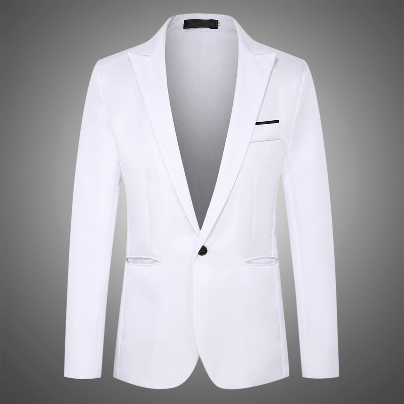 Men's Suit Jacket Fashion Slim Fit Casual One Button Small Suit Business Trendy Men's Shirt Coat Men Suits Jacket Men Blazers