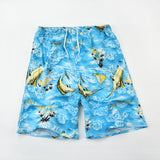 Mens Swim Trunks Summer Printed Shorts Men's Casual Quick-Drying Beach Pants Seaside Large Trunks Loose Men's