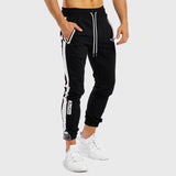 Gym Skinny Jogger Pants Men Running Sweatpants Fitness Bodybuilding Training Track Pants Sportswear Male Cotton Jogging Trousers Muscle Workout Exercise Casual Pants Outdoor Running Slim-Fit Pants Stretch Feet