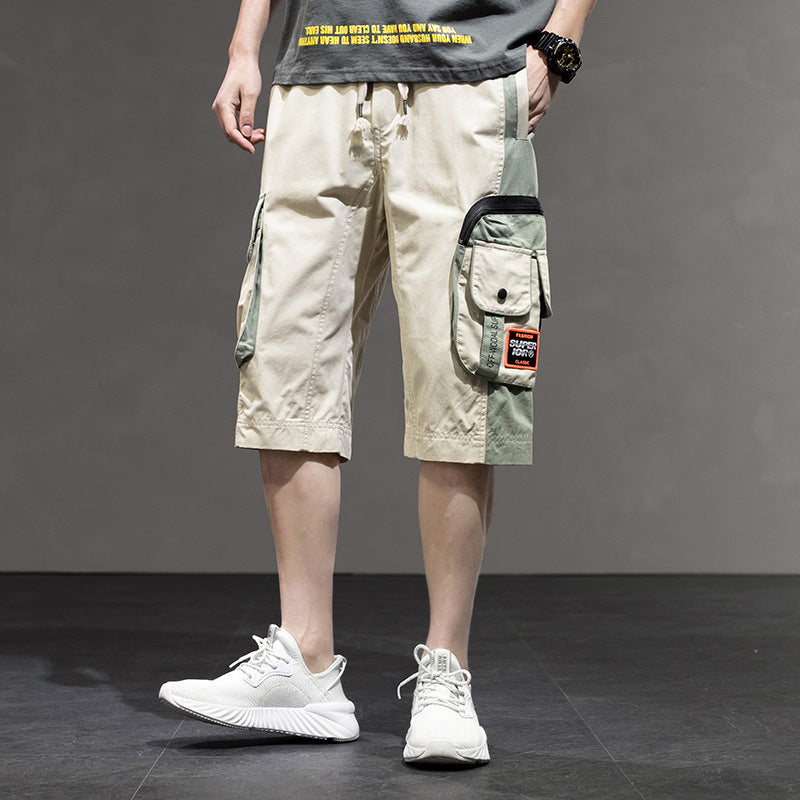 Men's Summer plus Size Retro Sports Shorts Men's Casual Loose Fifth Pants Men's Summer Trousers