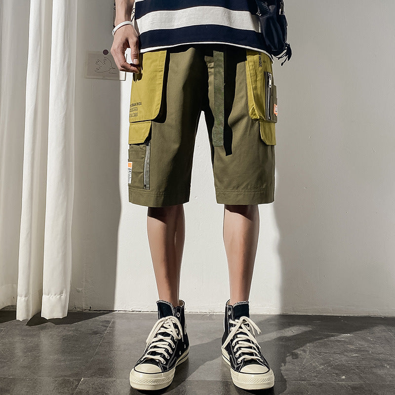 Men's Summer New Large Size Retro Sports Shorts Men's Casual Loose Fifth Pants Men's Summer Trousers
