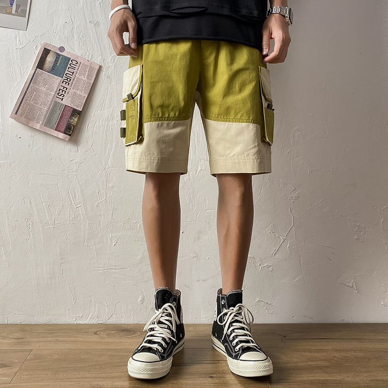 Men's Summer New Large Size Retro Sports Shorts Men's Casual Loose Fifth Pants Men's Summer Trousers