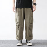 Men's plus Size Retro Sports Trousers Loose Straight Casual Men's Clothing Men Pants