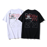 Summer Men'S Casual Shortsleeved Tshirt Fashion Brand Ow Hollow Arrow Off Mouse Limited Graffiti Owt