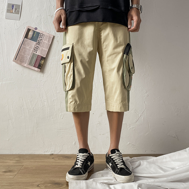 Men's Summer plus Size Retro Sports Shorts Men's Casual Loose Fifth Pants Men's Summer Trousers