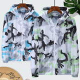 Ransparent UV Protect Beachwear Mens Long Sleeve Ultrathin Sun Protection Clothing Rashguard Men Rash Guard Sails Surf Suit Summer Size Outdoor Skin Clothing Breathable Sun Protection Clothing Hooded Jacket