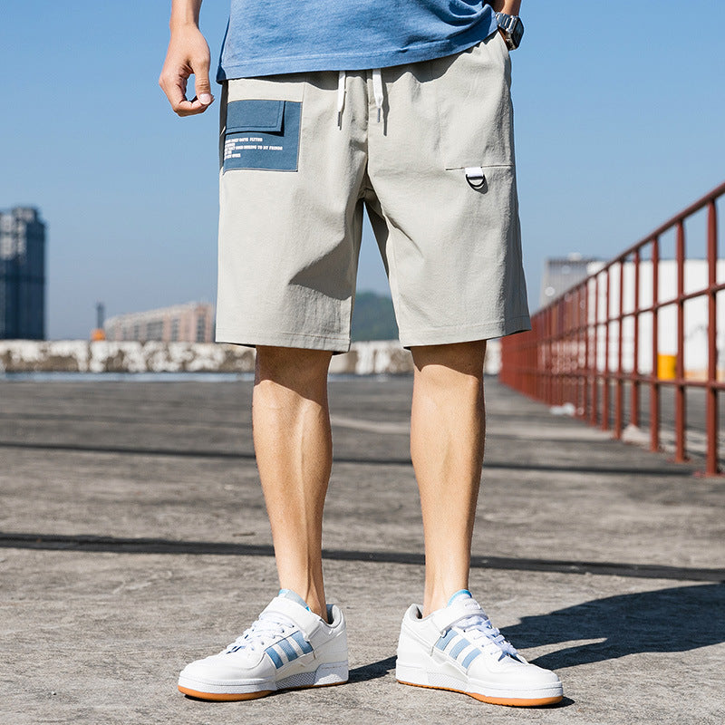 Men's Shorts Casual Loose Summer Casual Beach Pants Outer Wear Retro Sports Shorts Men's Summer Trousers
