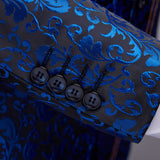 Mens Prom Suits Men's Autumn and Winter Jacquard Men's Suit Men's Large Size Dress Small Suit