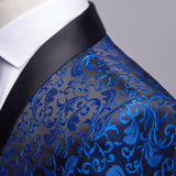 Mens Prom Suits Men's Autumn and Winter Jacquard Men's Suit Men's Large Size Dress Small Suit