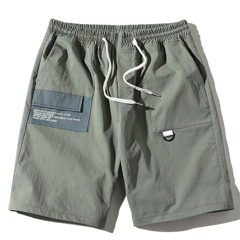 Men's Shorts Casual Loose Summer Casual Beach Pants Thin Outer Wear plus Size Retro Sports Fifth Pants Men's Summer Trousers