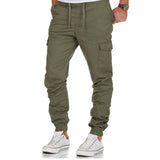 Men's Overalls Multi-Pocket Trousers Men's Woven Casual Pants Sports Jogger Pants Ebaymen Cargo Pant