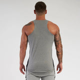 Slim Fit Muscle Gym Men T Shirt Men Rugged Style Workout Tee Tops Muscle Workout Brothers Outdoor Sports and Casual Vest Men's Running Fitness Cotton Breathable Sleeveless Workout T-shirt