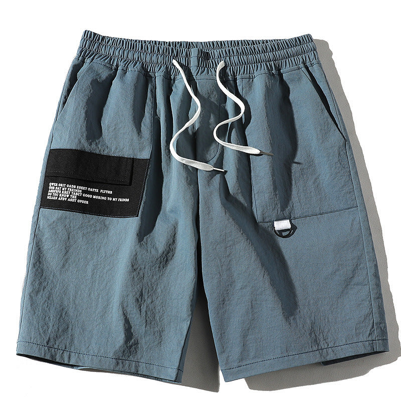 Men's Shorts Casual Loose Summer Casual Beach Pants Thin Outer Wear plus Size Retro Sports Fifth Pants Men's Summer Trousers