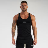 Slim Fit Muscle Gym Men T Shirt Men Rugged Style Workout Tee Tops Muscle Workout Brothers Outdoor Sports and Casual Vest Men's Running Fitness Cotton Breathable Sleeveless Workout T-shirt