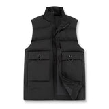 Men's Vest Casual Sleeveless Jacket Men Jacket Vest Man Autumn and Winter Vest plus Size Thick Warm