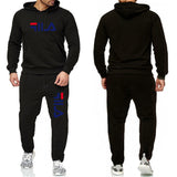 Men′s Athletic Tracksuit Sweat Suits for Men Outfits Men Leisure Sports Sweater Letter Printing Hooded Suits plus Size