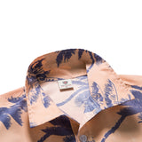 Men Beach Shirts Short Sleeve Beach Shirt Men's Loose Quick-Drying plus Size Flower Shirt Vacation Travel Set