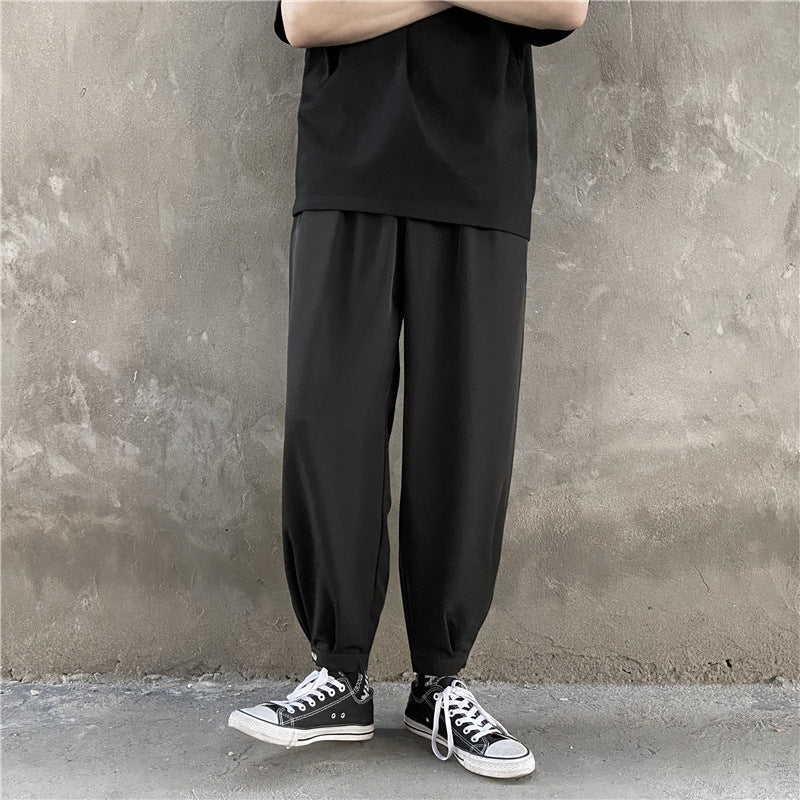 Men Pants Thin Ankle Length Cargo Pants