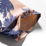 Men Beach Shirts Short Sleeve Beach Shirt Men's Loose Quick-Drying plus Size Flower Shirt Vacation Travel Set