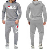 Men′s Athletic Tracksuit Sweat Suits for Men Outfits Men Leisure Sports Sweater Letter Printing Hooded Suits plus Size