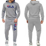 Men′s Athletic Tracksuit Sweat Suits for Men Outfits Men Leisure Sports Sweater Letter Printing Hooded Suits plus Size