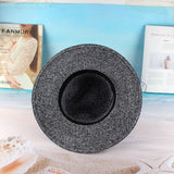 Fedora Hat Summer Straw Hat Women's New Beach Bell Jazz Top Hat