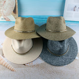 Fedora Hat Summer Straw Hat Women's New Beach Bell Jazz Top Hat