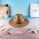 Fedora Hat Summer Straw Hat Women's New Beach Bell Jazz Top Hat