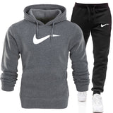 Men′s Athletic Tracksuit Sweat Suits for Men Outfits Sports Sweater Suit Fitness and Leisure Loose-Fitting Hoodie plus Size