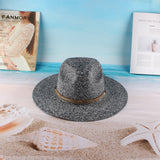 Fedora Hat Summer Straw Hat Women's New Beach Bell Jazz Top Hat