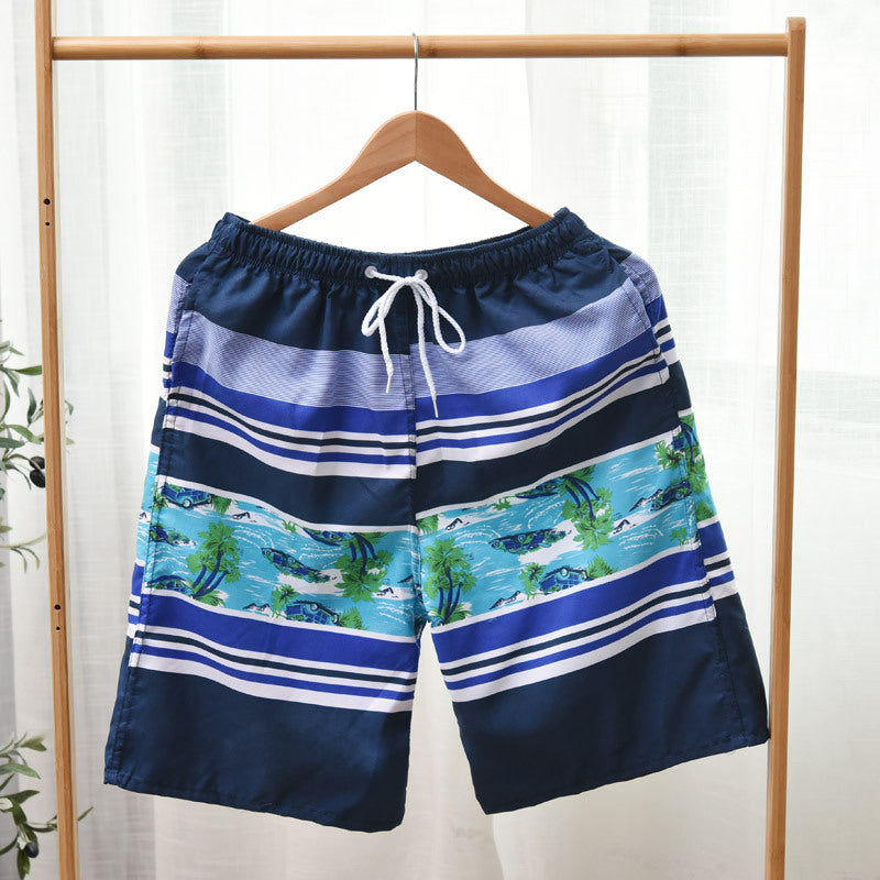 Mens Swim Trunks Men's Beach Pants Men's Shorts Loose Comfort and Casual Sports