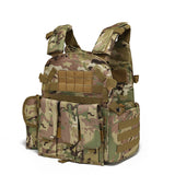 Tactics Style Men's Outdoor Vest Tactical Vest Outdoor Tactics Multi-Functional Military Training Tactical Vest