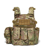Tactics Style Men's Outdoor Vest Tactical Vest Outdoor Tactics Multi-Functional Military Training Tactical Vest