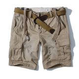 Mens Cargo Shorts Summer Casual Shorts Cotton Loose Camouflage Cargo Pants Men's Youth Straight Men's Pants