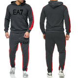 Men′s Athletic Tracksuit Sweat Suits for Men Outfits Men Autumn Winter Sweater Casual Suit Men Hooded plus Size