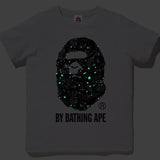 A Ape Print for Kids T Shirt T-shirt Children's Clothing Shark Short Sleeve