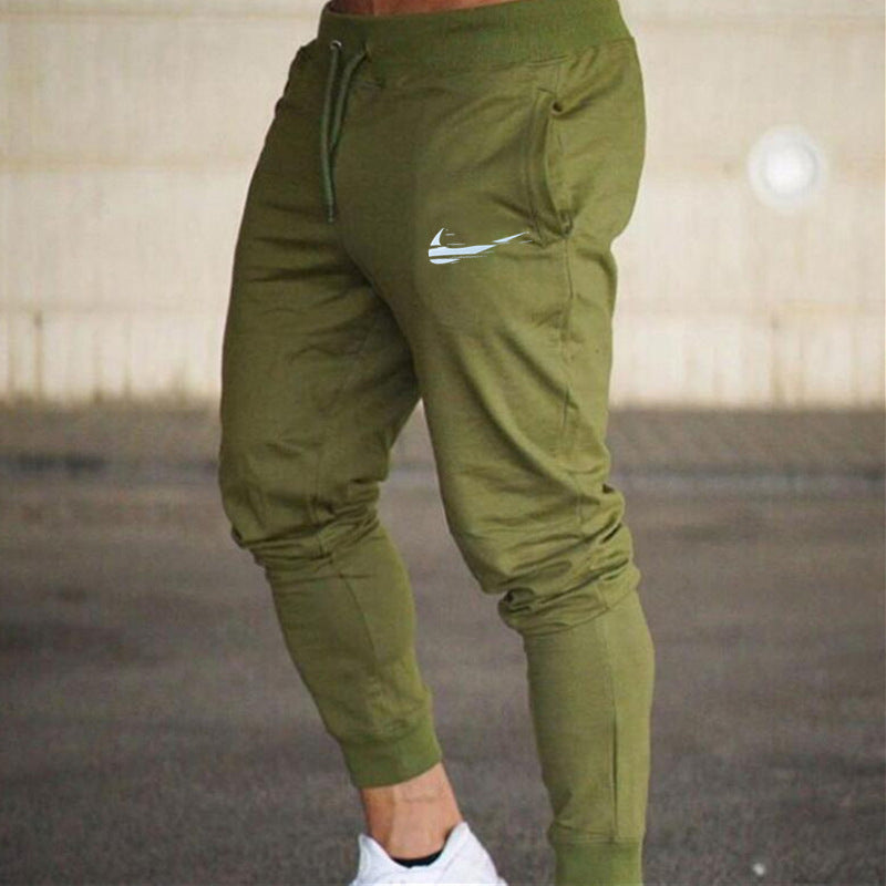Mens Sweatpants Slim-Fitting Track Pants Men's Running Fitness Football Casual Trousers Tight Training Pant plus Size Loose
