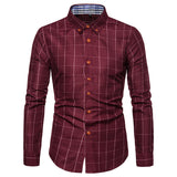 Maroon Colour Shirt Lapel