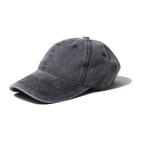Joe Goldberg Hats Men's and Women's Vintage Baseball Cap Washed Denim Distressed Peaked Cap