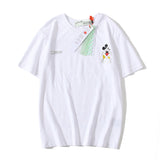 Ow Printed Arrow Ugly Duckling Short Sleeve Men'S Striped Mickey Little Mouse Tshirt Women Owt