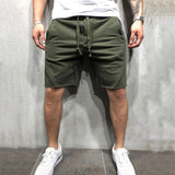 jogging shorts for men Sports Pants Men Workout Running Training Pants Solid Color Fifth Pants